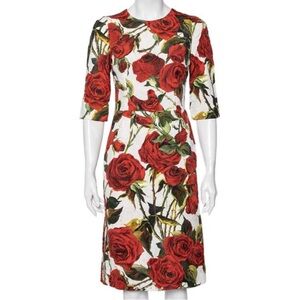 Dolce & Gabbana Floral Print Dress size 44 Italian